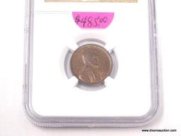 1918 LINCOLN WHEAT PENNY - MS 63 RB - GRADED BY NGC #3572713-005.