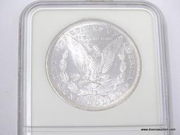 1881-S MORGAN SILVER DOLLAR - MS 64 - GRADED BY NGC #628164-009.