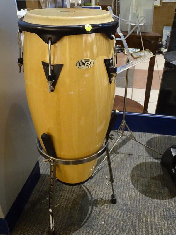 (SC) COSMIC PERCUSSION CONGA DRUM. ITEM IS SOLD AS IS WHERE IS WITH NO GUARANTEES OR WARRANTY. NO