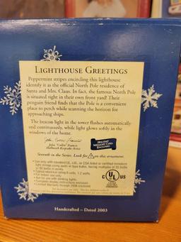 HALLMARK 2003 LIGHTHOUSE GREETINGS KEEPSAKE ORNAMENT - 7TH IN MAGIC COLLECTOR'S SERIES