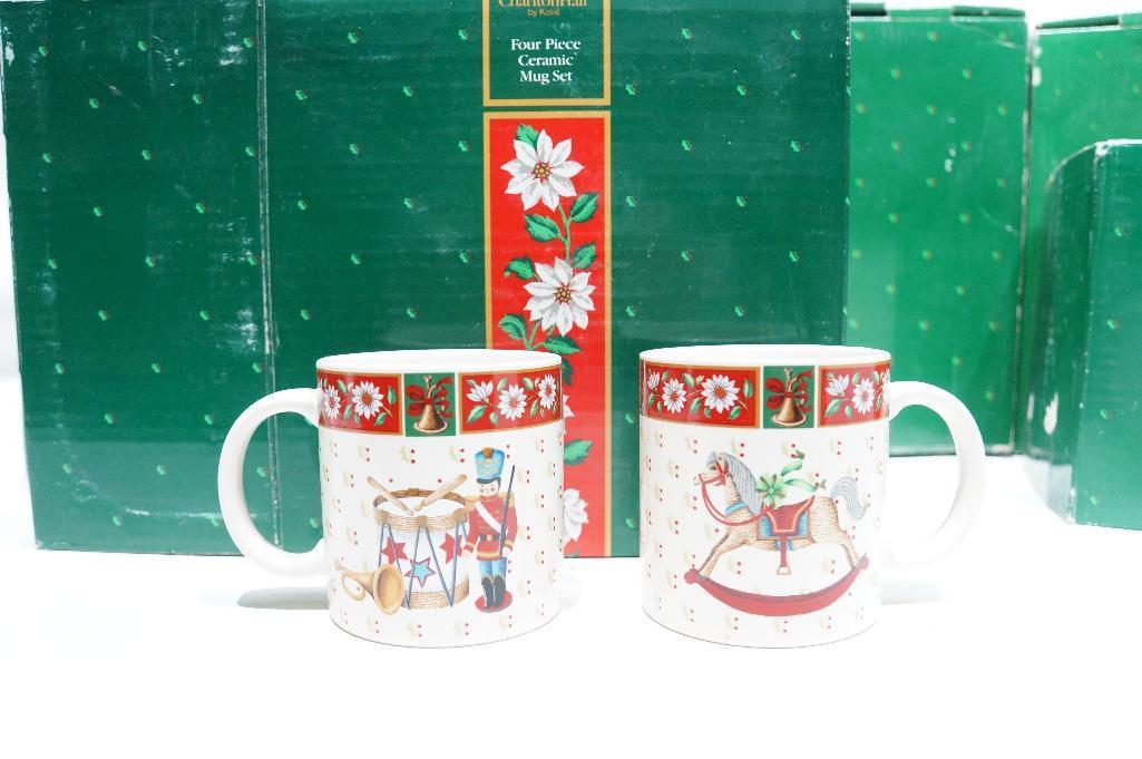 (12L) CHARLTON HALL BY KOBE HOLIDAY CHINA IN ORIGINAL BOXES. THERE ARE A TOTAL OF 11 BOXES
