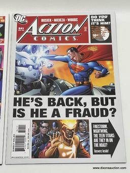 (1A) SERIES OF 2006 DC ACTION COMIC BOOKS FEATURING SUPERMAN VS THE AUCTIONEER