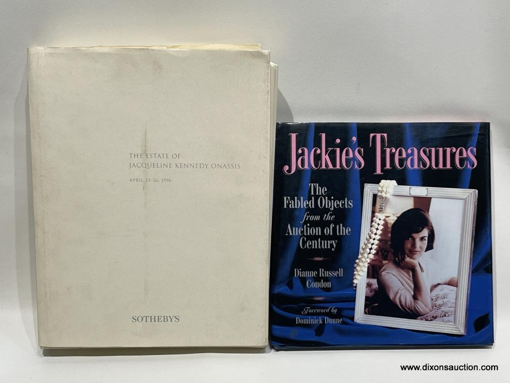 (2B) SOTHEBY'S THE ESTATE OF JACQUELINE KENNEDY ONASSIS, APRIL 23-26, 1996 AUCTION CATALOG, AND