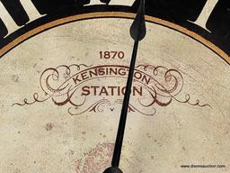 KENSINGTON STATION QUARTZ CLOCK (23.5 DIA)