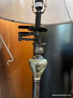FLOOR LAMP WITH FAUX MARBLE ACCENT (59H)