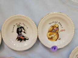 Hand Painted Lenwile China Ardalt Japan Miniplates