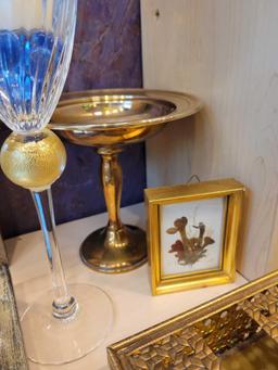 GOLD AND SILVER HOME DECOR LOT