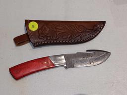 BLADE STYLE : CLIP POINT; HANDLE : WOOD, HORN, RESIN, OR BONE, CUSTOM FIT TO EACH KNIFE; LENGTH OF