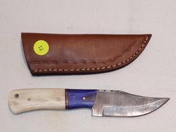 BLADE STYLE : TRAILING POINT; HANDLE : WOOD, HORN, RESIN, OR BONE, CUSTOM FIT TO EACH KNIFE; LENGTH