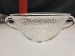 CLEAR DEPRESSION GLASS LOT