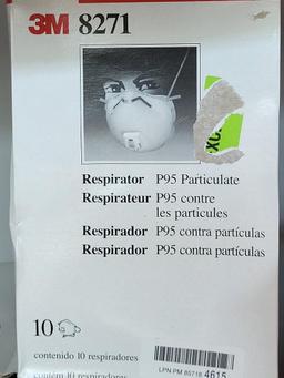 HONEYWELL AND 3M RESPIRATOR DISPOSABLE FACE MASKS. IS SOLD AS IS WHERE IS WITH NO GUARANTEES OR
