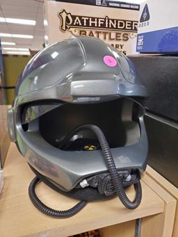 SIGNED AIRWOLF 150 HELMET, SIGNED IN 2015, IN GOOD WORKING CONDITION, VISOR IS POWERED, PLEASE SEE