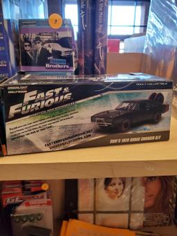 2 GREENLIGHT HOLLYWOOD MODEL CARS, SUPER NATURAL 1967 CHEVROLET IMPALA SPORT SEDAN, AND FAST AND