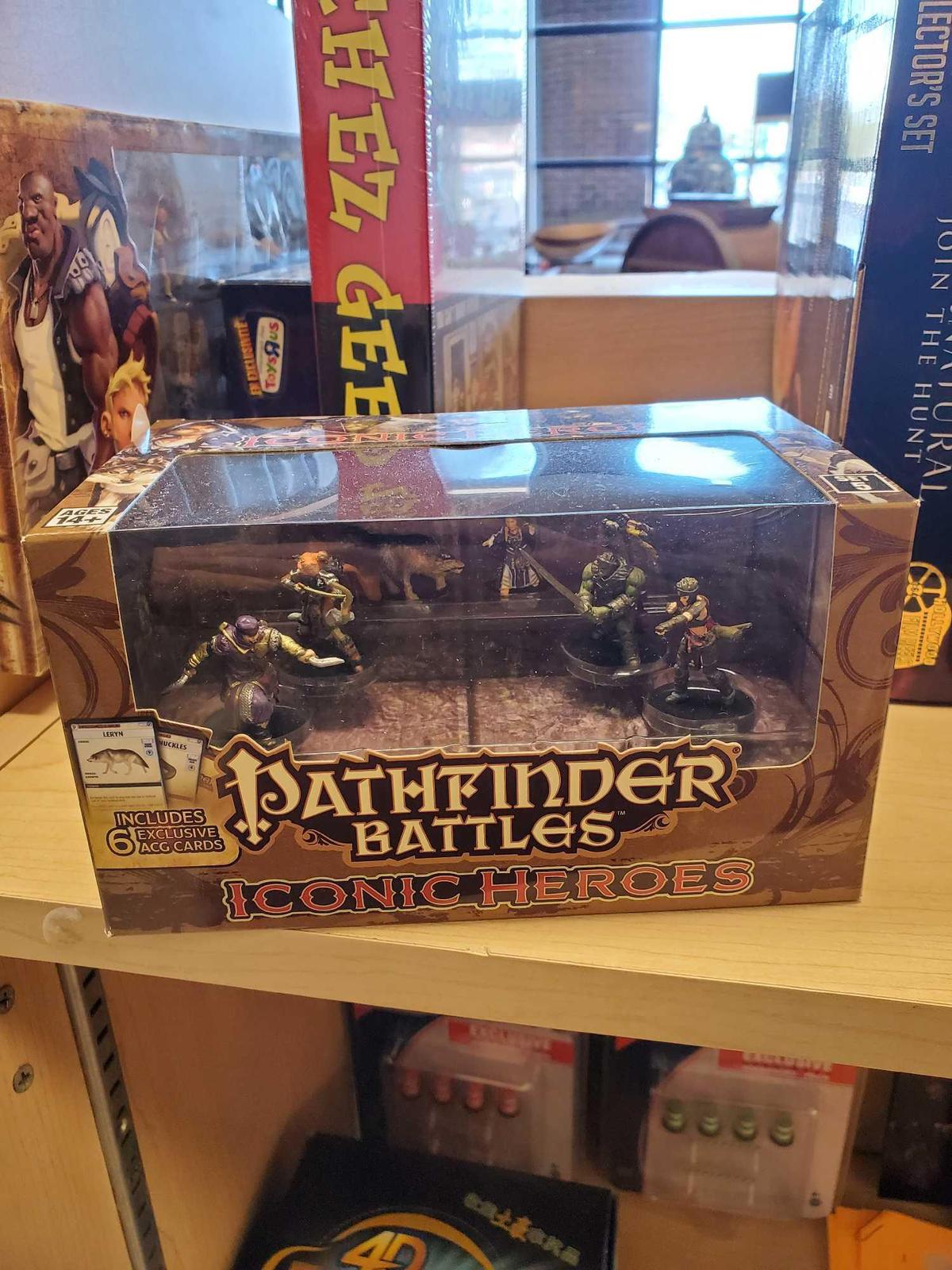 WIZKIDS PATHFINDER BATTLES ICON HEROES SET 5, PLEASE SEE THE PICTURES FOR MORE INFORMATION.