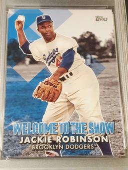 EMC GRADING 2022 TOPPS JACKIE ROBINSON DODGERS WTTS-1 GEM MINT 10, PLEASE SEE THE PICTURES FOR MORE