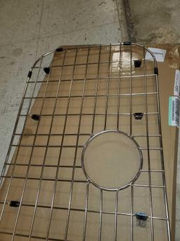 Lonsince Sink Grate,Sink Bottom Grid 26" X 14",Sink Grid and Sink Protectors for Kitchen Sink,Sink