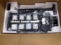 300W Solar Street Light, Light Set Motion Sensor Dusk to Dawn 15000LM Bright Solar Lights Outdoor