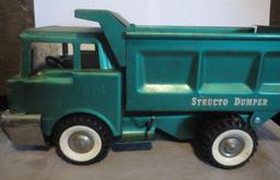 STRUCTO DUMPER USA GREEN TRUCK ALL ITEMS ARE SOLD AS IS, WHERE IS, WITH NO GUARANTEE OR WARRANTY. NO