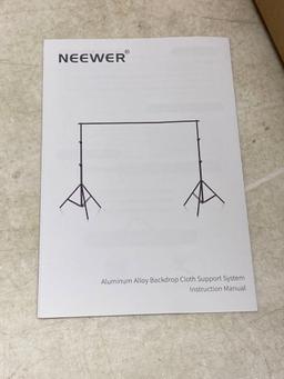 NEEWER Backdrop Stand 10ft x 7ft, Adjustable Photo Studio Backdrop Support System for Wedding