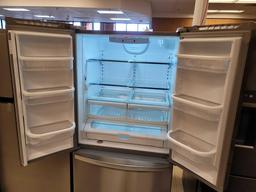 WHIRLPOOL 25.2 CU. FT. FRENCH DOOR REFRIGERATOR WITH ICE MAKER. FINGERPRINT RESISTANT STAINLESS