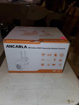 ANCARLA WIRELESS WIFI SECURITY DOME CAMERA.