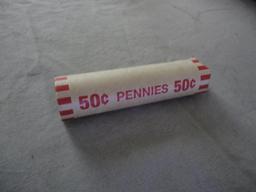 ROLL OF WHEAT PENNIES ALL ITEMS ARE SOLD AS IS, WHERE IS, WITH NO GUARANTEE OR WARRANTY. NO REFUNDS