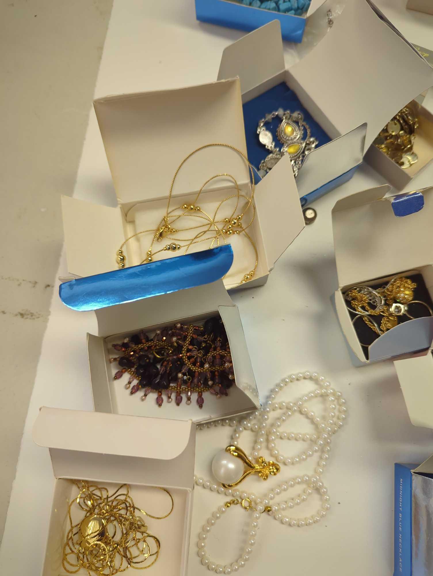 Discover a world of mystery and enchantment with our unsorted, unresearched costume jewelry