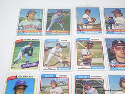 1970's Vintage Cards - 52 Cards - Texas Rangers