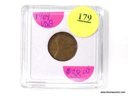 1909 V.D.B. LINCOLN WHEAT PENNY.