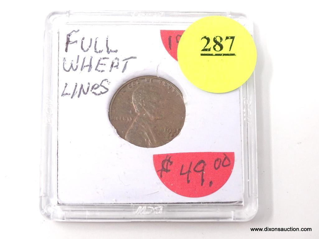 1935-S LINCOLN WHEAT PENNY - UNC. - FULL WHEAT LINES.
