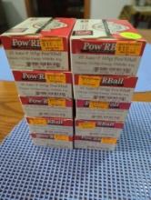 LOT containing (10) boxes of Pow'RBall 45 auto+P 165 GR ammunition. Each box contains 20 rounds.