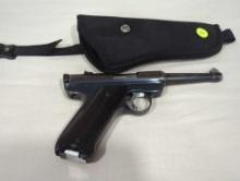 Sturm, Ruger & Co. .22 Cal long rifle automatic pistol. Serial # 13-53119. Comes with side holster.