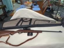 The Merlin Firearms Company .22 magnum long rifle. Model# 980-Dl-Microgroove barrel. Comes with a