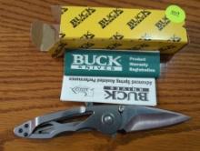 Buck Knives Rush B290-PLT-0 folding knife. Blade measures 2.5" Knife measures approx 6".