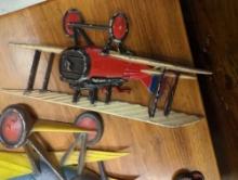 Lot of five items including 4 Metal Planes and 1 Dog Statue Planes are as Listed below 1 Homco USA