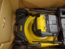DEWALT 20V MAX 21 in. Battery Powered Self Propelled Lawn Mower with Mulching Bag BATTERY AND