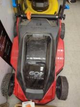 TORO 60V MAX 21-IN STRIPE SELF-PROPELLED MOWER ? 5.0AH BATTERY AND CHARGER APPEARS TO BE USED RETAIL