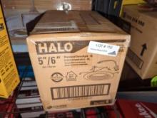 Box of 4 Halo RL 5 in., 6 in. Adjustable CCT Housing Required IC Rated Dimmable Indoor, Outdoor
