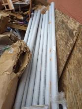 (10) Pieces of 2-in schedule 40 Ridgid PVC non-metallic conduit by interlock. Sold as is.