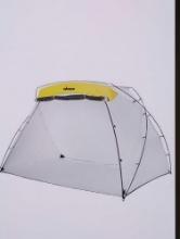 WAGNER SPRAY SHELTER 9 FT X 6 FT WHITE POLYESTER, PIERCED BE USED RETAIL PRICE VALUE $57.00, THE USE