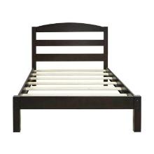 Better Homes & Gardens Leighton Kids Twin Size Bed, Wood Platform Bed Frame, Espresso Model - WM7428