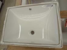 Cahaba 21 in. x 15 in. Glazed Porcelain Bathroom Sink in White?, Appears to be Used Retail Price