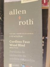 Allen + Roth Cordless Faux Wood Bind $1 STS