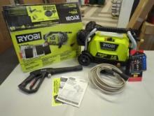 RYOBI 1900 PSI 1.2 GPM Cold Water Wheeled Corded Electric Pressure Washer. Comes in opened box as is
