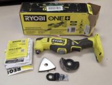 RYOBI ONE+ 18V Cordless Multi-Tool (Tool Only). Model #: PCL430B. Comes in an opened box and appears