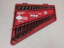Milwaukee Combination SAE Wrench Mechanics Tool Set (15-Piece). Model #: 48-22-9415. Brand new set.