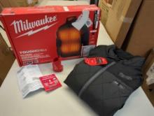 Milwaukee Men's X-Large M12 12V Lithium-Ion Cordless TOUGHSHELL Black Heated Jacket with (1) 3.0 Ah