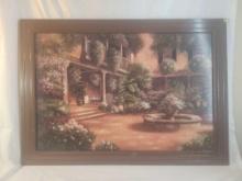 Large framed painting. B Brown. 29?x41?
