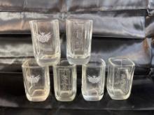 Set of 6 Set of six Avon shot glasses