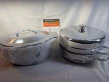 Wolfgang Puck stainless steel cookware. Brand new. Never used.